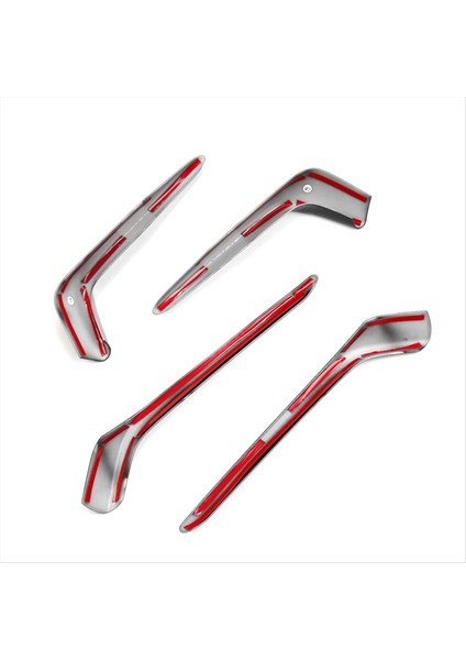 Honda Civic Hatchback 2020 2021 Için Karbon Fiber Ön ve Arka Sis Trims Trims (Yurt Dışından) modelleri