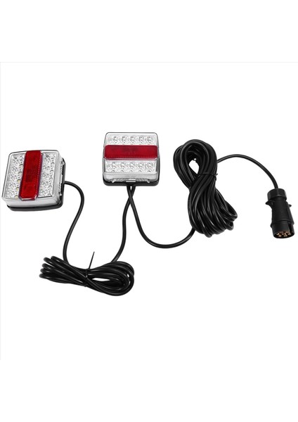 1 Set 12V Arka Kombinasyon LED Çekme Römork Kuyruğu Işık 7 Pin Evrensel Fren Durdurma Lisans Numarası Plaka Lambası (Yurt Dışından) fiyatları