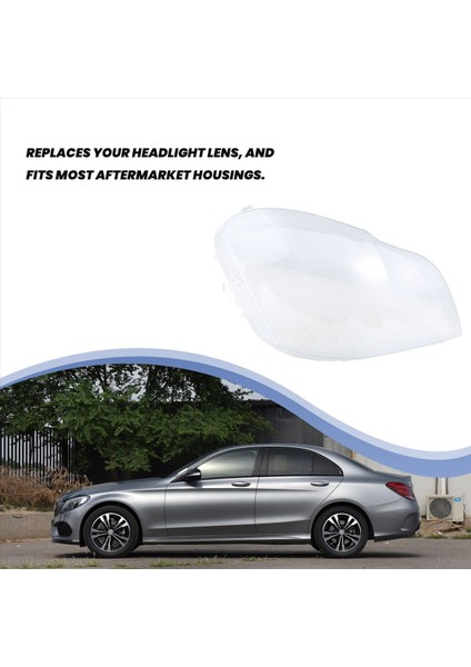 1pcs Araba Far Lens Kafa Işık Lambası Kapak Kabuğu Mercedes Benz X164 GL350 GL400 GL450 GL500 2006-2011 Sağ Taraf (Yurt Dışından) fırsatları