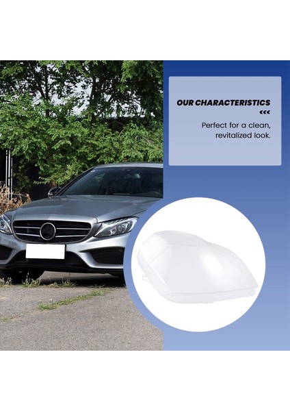 1pcs Araba Far Lens Kafa Işık Lambası Kapak Kabuğu Mercedes Benz X164 GL350 GL400 GL450 GL500 2006-2011 Sağ Taraf (Yurt Dışından) indirimleri