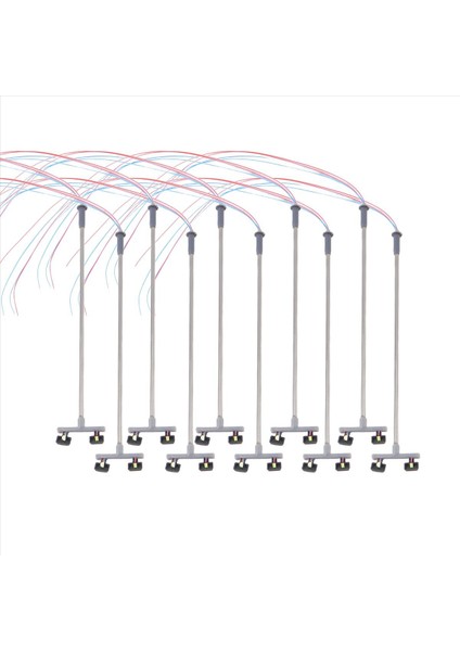 10PCS 2led Street Lambası 1 100 Ho Ölçekli Sokak Işık Manzarası Kum Tablosu Model 2 Için Mini Lampost (Yurt Dışından)