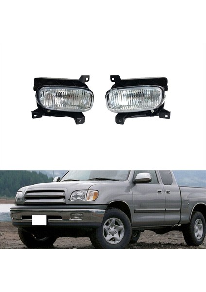 1paır Araç Ön Tampon Sis Lambası 81210-0C010 81220-0C010 Toyota Tundra Pickup Için 2000-2006 Halojen Ampullü Sis Lambaları (Yurt Dışından) indirimleri