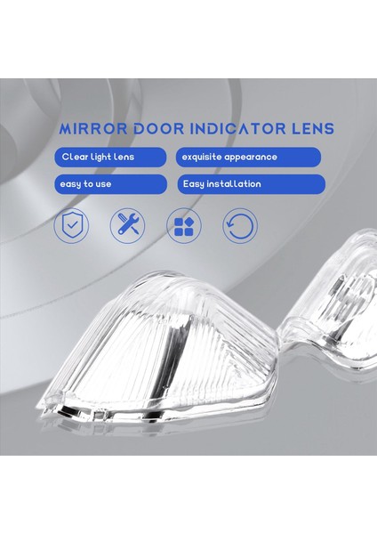 Kanat Ayna Kapısı Göstergesi Lens Sinyal Işığı Ampuller Olmadan Sol ve Sağda Sağ ve Sağ (Yurt Dışından) fırsatları