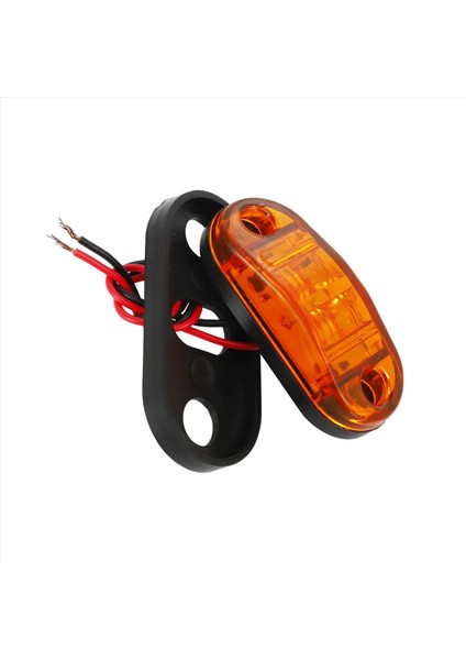 60PCS Amber 2 LED Işık Oval Koşullu Trailer Araba Kamyonu Yan Işaretçi Kuyruk Lambası (Yurt Dışından) fırsatları