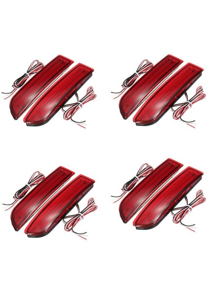 8x Araba LED Kayalı Işık Park Freni Toyota Avensis/alphard Mkı/rav4 LED Kuyruk Işıkları Kırmızı (Yurt Dışından)