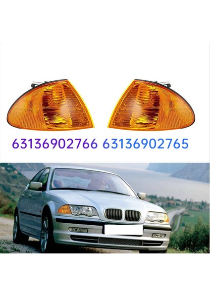 1paır Ön Köşe Dönüş Sinyal Lambası Bmw 3 Serisi E46 Sedan 1998-2001 63136902766 63136902765 (Yurt Dışından) fiyatları