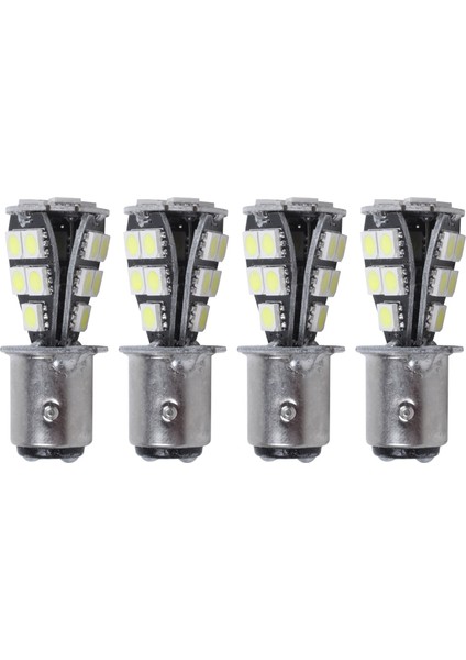 4x 1157 P21W BAY15D 5050 18 Smd LED Kuyruk Fren Durdur Ampul Beyaz (Yurt Dışından)