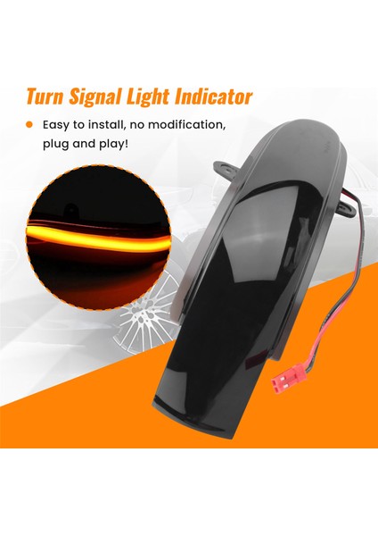 Araba Dikiz Aynası Dönüş Sinyali LED Işık Mercedes C Sınıfı W203 T-Modell Için Dinamik Sıralı Karıştırıcı (Yurt Dışından) indirimleri