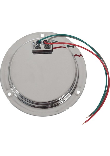 8 Paket Yuvarlak LED Römork Tail Işıkları Kırmızı 24 LED Flanş Montaj Su Geçirmez Krom 4 Inç Fren Durdurma Dönüşü Işıkları (Yurt Dışından) modelleri