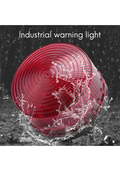 Ac 220V Endüstriyel LED Flaş Flaş Işık Kaza Uyarı Lambası Kırmızı LTE-5061 De (Yurt Dışından) fiyatları