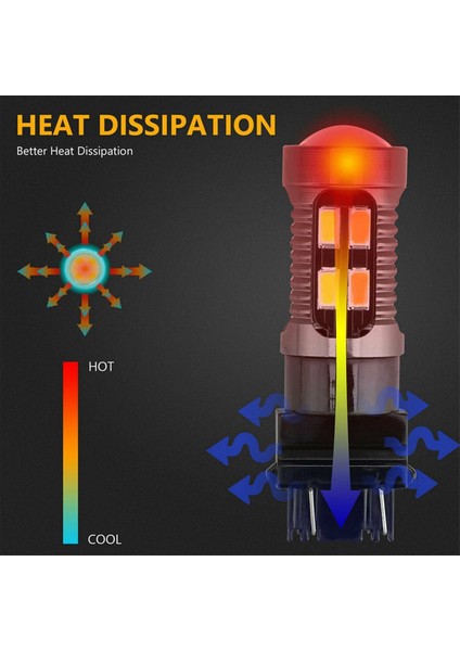 4x LED Işık Çift Renkli Ampul 1157 BAY15D P21/5W 5630 20SMD Canbus Araş Fren Tersam Lamba Sinyal Beyaz Amber A (Yurt Dışından) modelleri