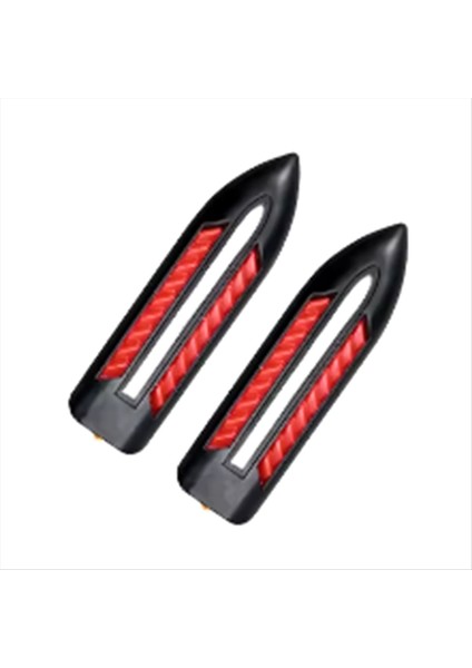 1 Çift Direksiyon Işığı Çamurluk Yan Lambası DC12V Bıçak Şekli Otomatik Araba LED Yan Işıklar Işaretleyici Sinyal Işıkları Aksesuarları (Yurt Dışından)