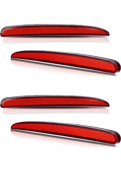 2 Çift Araba LED Arka Tampon Sis Lambası Fren Lambası Honda Civic Type R Için Dinamik Dönüş Sinyal Refektör 201-2018 (Yurt Dışından)