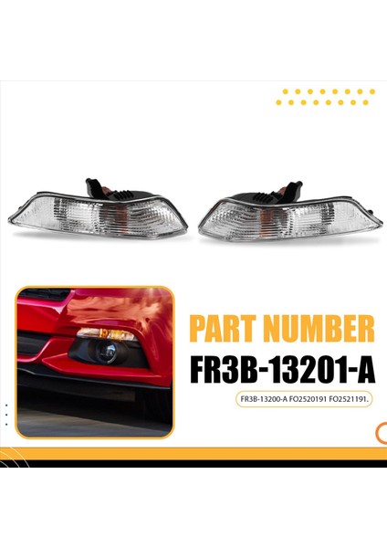 Araba Ön Tampon Sis Lambası Sinyal Işığı FR3B-13201-A Ford Mustang Için FR3B-13200-A-A-A-A-A-A-A-A-A-A-A-AD 2015 2016 2017 Foglight Foglamp (Yurt Dışından) indirimleri