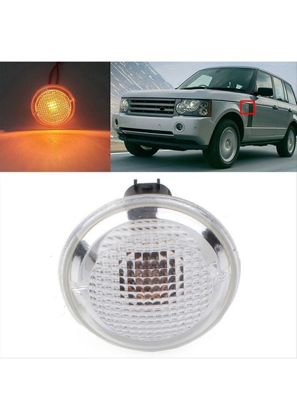 1paır Araç Yan Çalıştırma Marter Lamba Lıte Beyaz Yuvarlak Land Rover Range Rover L322 2003-2012 XGB500020 (Yurt Dışından) indirimleri