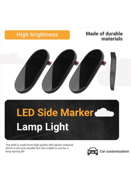 6x LED Dinamik Yan Işaretçi Dönüş Sinyal Işıkları Mercedes-Benz Sprinter Için Gösterge Lambası W906 2006-2018 Crafter 2006-2016 (Yurt Dışından) fırsatları