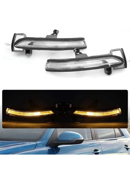 1 Çift Ters Ayna Işık Dikiz Aynası LED Dönüş Sinyali 87614-H9000 87624-H9000 Kia Rio 2018-2022 Otomatik Parçalar (Yurt Dışından) fiyatları