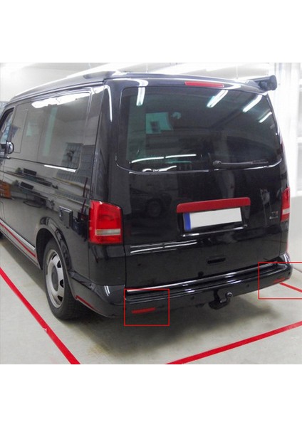 4pcs Araba Arka Tampon Reflektör Fren Lambası Volkswagen T5 Taşıyıcı / Caravelle / Multivan 2003-2011 (Yurt Dışından) fiyatları