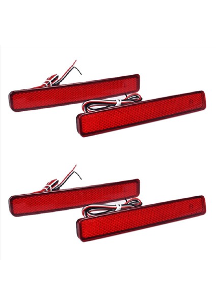 4pcs Araba Arka Tampon Reflektör Fren Lambası Volkswagen T5 Taşıyıcı / Caravelle / Multivan 2003-2011 (Yurt Dışından) modelleri