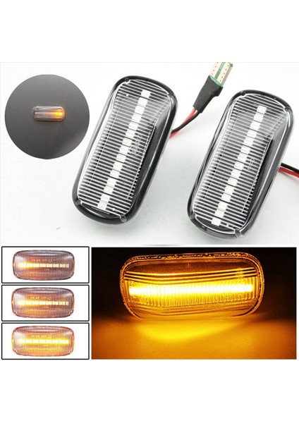 4x Araba LED Dinamik Yan Işaretçi Sinyal Lambası Honda Accord Için Işık Dönüş Lambası Civic Acura Cr-V Fit Jazz Odyssey Beyaz (Yurt Dışından) indirimleri