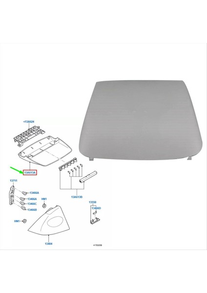 Araba Yüksek Montaj Fren Işığı Trim Kapak 5M51-13N408-AF34P 1505583 Ford Focus Mk3 2009-20011 3 Üçüncü Fren Lambası Kapağı (Yurt Dışından) fiyatları