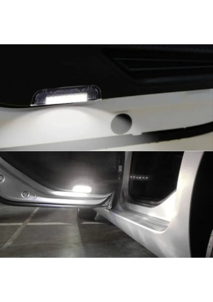 LED Hoş Geldiniz Nezaket Yan Kapı Işık Projektör Uyarı Işığı 1K0947411A Vw Touareg Tıguan Golf Passat cc Jetta (Yurt Dışından) indirimleri