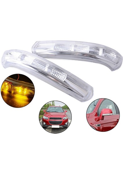 2pcs Dış Dikiz Dikiz Aynası LED Dönüş Sinyal Lambası Işığı Chevrolet Captiva Sport 2007 - 2016 (Yurt Dışından) fiyatları
