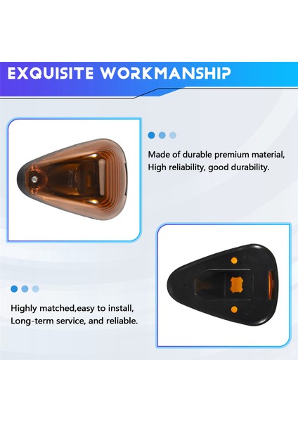 5 Packs Kabin Markeri Işık Amber Lens Çatı Çalışma Işık/ford F150 F250 F350 F450 F550 F65 E150 1999-2016 (Yurt Dışından) fiyatları