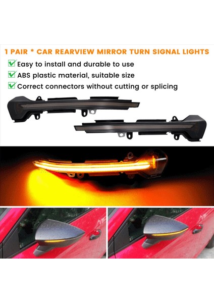 Araba Dikiz Aynası LED Lamba Dinamik Dönüş Sinyali Işıkları Koltuk Için Lambalar Leon Mk3 Mk5 Arona (Yurt Dışından) indirimleri