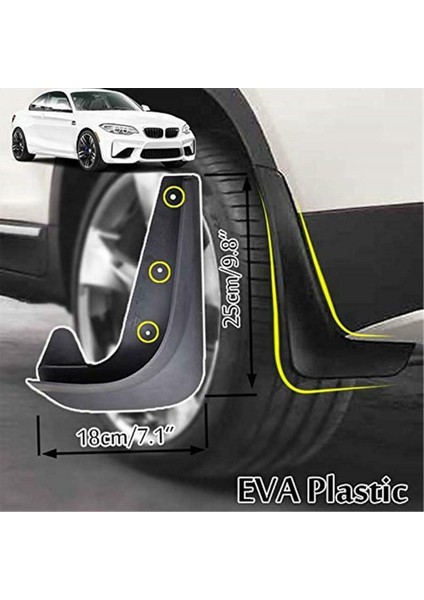8pcs Universal Mud Fleps Mudguards Sıçrama Muhafızları Araba Suv Sedan Toyota Honda Ford Nissan-Bmw-Mercedes Audı (Yurt Dışından) indirimleri
