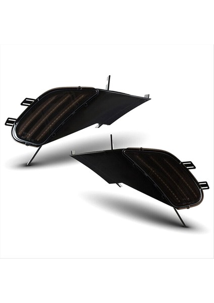 95563103310 95563103301 Dinamik LED Yan Işaretçi Işıkları Porsche Cayenne Için Sinyal Lambaları Dönüşü 955 2003-2006 Siyah (Yurt Dışından)