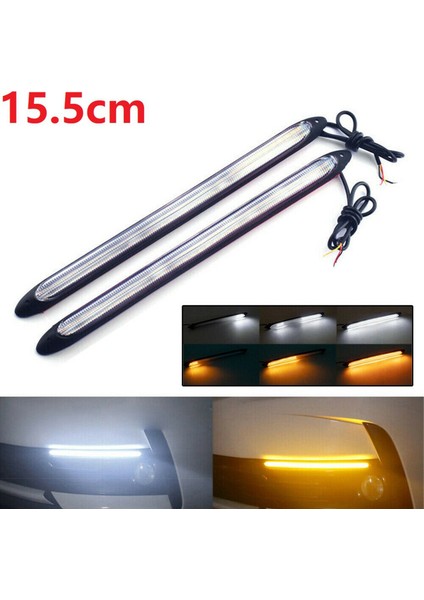 4x Evrensel LED Gündüz Koşuyor Açık Beyaz Drl Sürüş Sinyal Sin Sisi Lambalar Amber 12V (Yurt Dışından) modelleri