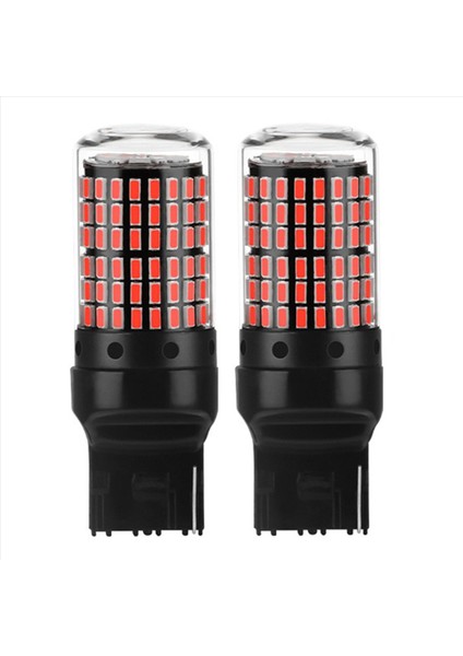 4x Araba 3014 144SMD Canbus T20 7440 W21W Dönüş Sinyali Işıkları Için LED Ampuller Park Fren Lambası Ters Işıklar Kırmızı (Yurt Dışından) fiyatları