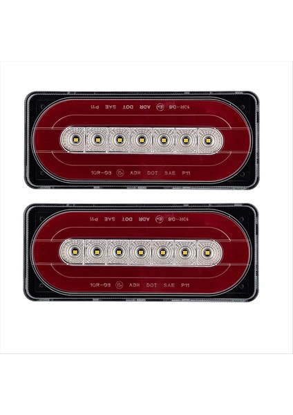 Araba LED Dinamik Dönüş Sinyal Işıkları 12V-24V Taygı Işık Uyarı Işık Lamp Olusu Rv Kamyon MK-022 B (Yurt Dışından)