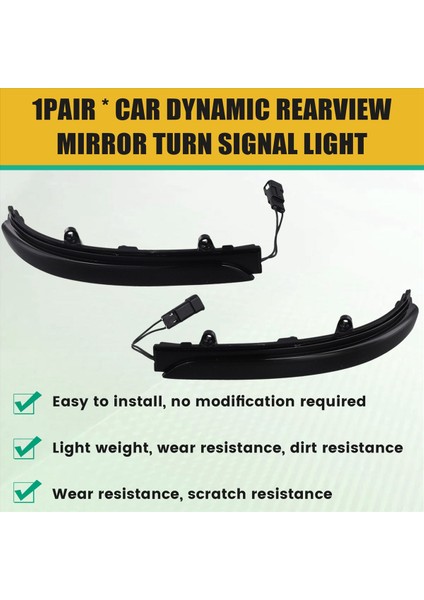 Araba Dinamik Dikiz Aynası Dönüş Sinyali Işık LED Göstergesi Vw Jetta Mk6 Se 2011-2018 Saveiro (Yurt Dışından) fırsatları