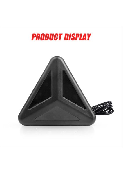 F1 Üçgen Stil LED Arka Durak Kuyruk Işığı Kırmızı Flaş Işıkları Yanıp Sönen Uyarı Fren Sinyal Lambası 12V Araba Kamyonu Flaşör (Yurt Dışından) indirimleri