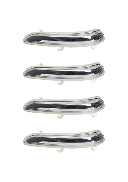 4x Sağ Yan Kanat Kapısı Arka Görünüm Aynası Dönüş Sinyali Göstergesi Işık Lens Kapağı 1607512680 Için Peugeot 208 2008-2017 (Yurt Dışından)