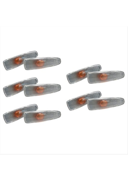 Mitsubishi Lancer Mirage Rvr Için 10X Yan Gösterge Turn Sinyal Işık Çifti 2008-2017 8351A047 (Yurt Dışından)