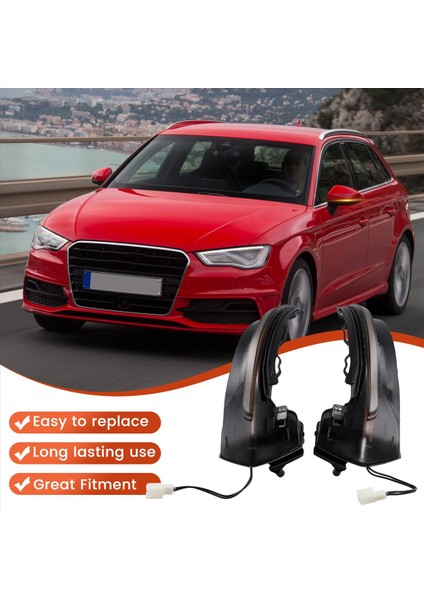 Audi A3 8V S3 Rs3 2013-2018 Için Araba Dikiz Aynası Dinamik Dönüş Sinyali Işık Gösterge Lambası (Yurt Dışından) modelleri