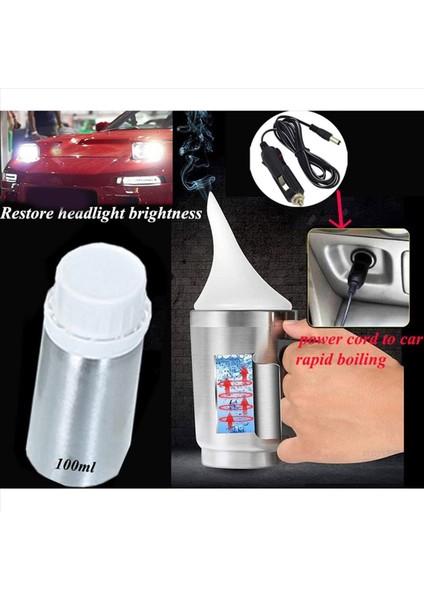 2x Far Yenileme Restoratör Fumigation Işık Restorasyon Ajanı Far Restorasyonu Yenileme Araç Far Cilası (Yurt Dışından) indirimleri