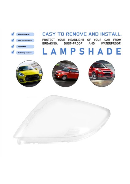 Suzuki Swift 2005 2006 2007 2008 2009 2011-2016 Için Araba Far Lens Kapak Şeffaf Far Kabuğu (Yurt Dışından) indirimleri