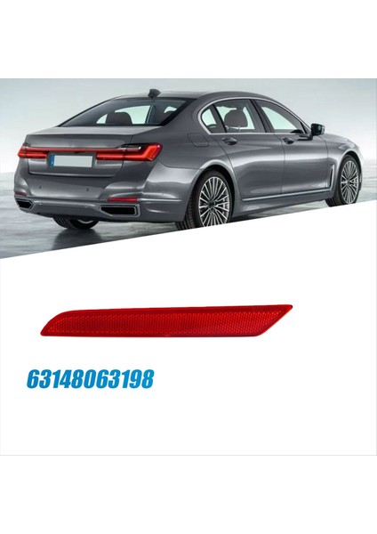 Sağ Arka Reflektör Trim Işığı 63148063198 Bmw 7 Serisi G11 G12 2015-2019 Arka Tampon Fren Lambası Reflektör (Yurt Dışından) fiyatları