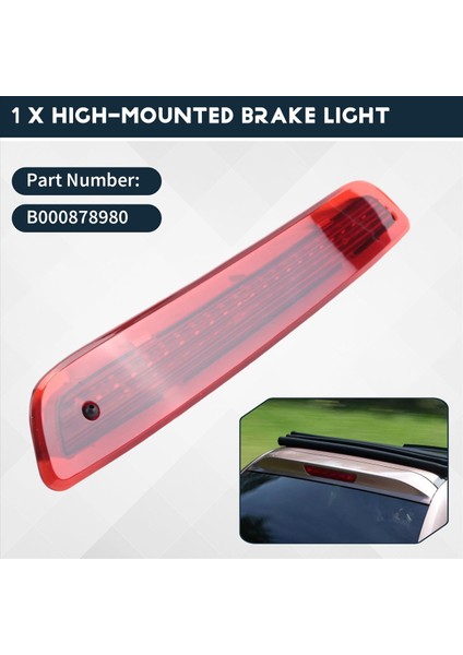 Yüksek Montajlı Fren Işığı Üçüncü Fren Işığı Uyarı Işığı B000878980 Peugeot 108 2014-2019 Citroen C1 2014-2019 (Yurt Dışından) fırsatları