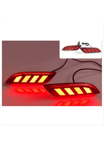 Araba LED Arka Tampon Işıkları Dinamik Dönüş Sinyali Işık Işıkları Reflektör Işıkları Chevrolet Spark Için 2010-2015 (Yurt Dışından) fırsatları