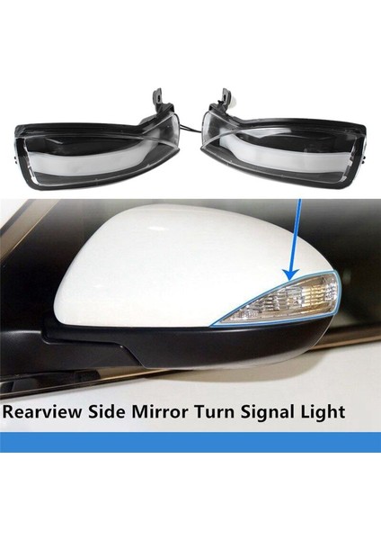 Mazda 3 Bl Için Araba LED Dinamik Yan Ayna Turn Sinyal Gösterge Lambası Mazda 6 Gh 2007-2015 Şeffaf Için (Yurt Dışından)