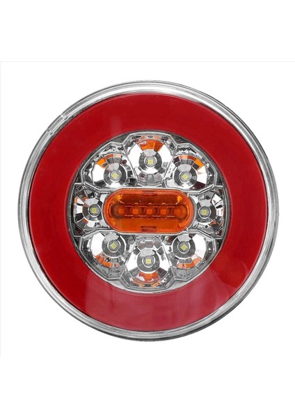 4x Yuvarlak LED 4&#39 Te 1 Kamyon Kuyruk Işığı 12-24V Dinamik Kuyruk Sinyali Ters Arka Fren Durdurma Işığı Römer Kamyonu Rv (Yurt Dışından) modelleri