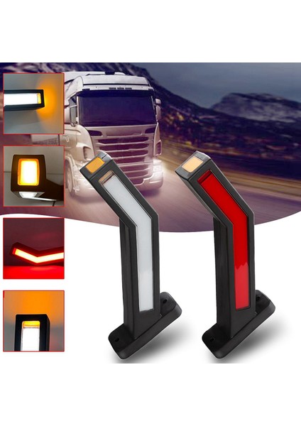 4pcs 33LED Römork LED Yan Işaretleme Aydınlatma Anahattı Kamyon Işık Minibüsü Römork 12-24V Için LED Işıklar (Yurt Dışından) modelleri