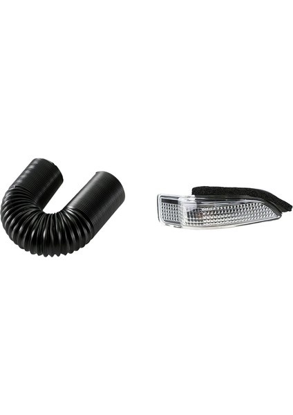 1 Pcs 2 5 Inç Araç Hava Emme Sistemi Hortum Boru Tüpü ve 1 Pcs Ayna Sinyal Lambası Göstergesi (Yurt Dışından)