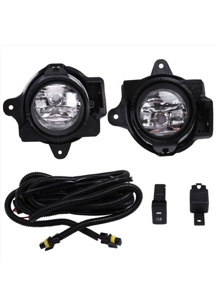 Toyota Hılux Vıgo Mk7 2012 2013 2014 2015 2015 Için Araba Ön Tampon Sisli Halojen Seti Teles Switch Switch Kiti (Yurt Dışından) modelleri
