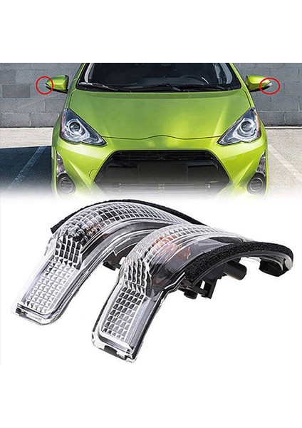 8pcs Yan Arka Ayna Göstergesi Toyota Corolla Camry Yaris Prius C Avalon Scion Im Venza Için Sinyal Işığı (Yurt Dışından) modelleri